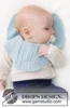 45-16 Cables and Cuddles Bib by DROPS Design